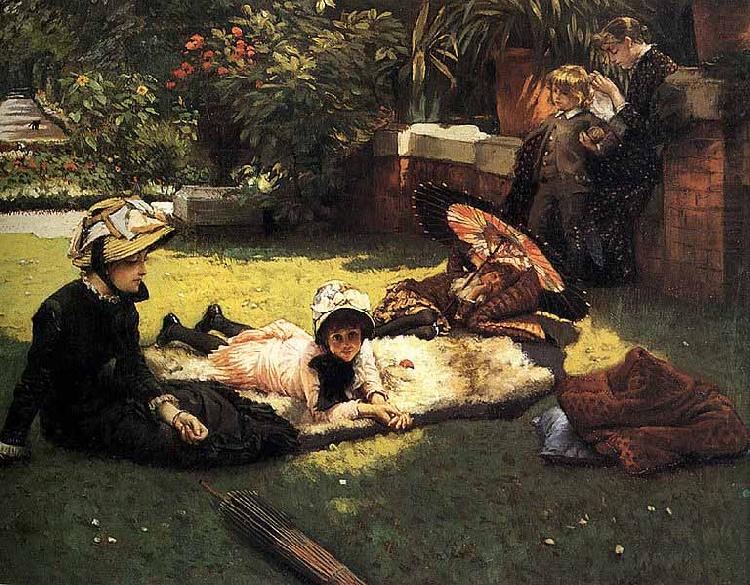 James Tissot In the Sunshine china oil painting image